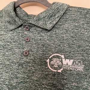 Mens Medium Waste Management 2022 TPC Scottsdale golf shirt